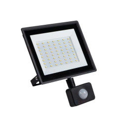 Projektor z czujnikiem GRUN NV LED-50-B-SE 4500lm 4000K barwa neutralna IP44 czarny 31400