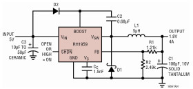 Radiation Hardened 4.5A, 500kHz Step-Down Switching Regulator