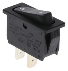 Przełącznik kołyskowy Wł.-wył. Nie 20 A SPST Czarny IP40 Marquardt