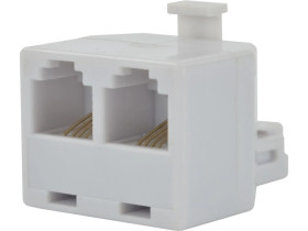 Rozdzielacz telefoniczny RJ11 6P4C 1wtyk / 2gniazda kat.3