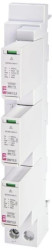 Ogranicznik przepięć typ T1+T2 (B+C) ETITEC M60 T12 300/12,5 3+0 RC na szyny prądowe 60 mm TN-C 002440851