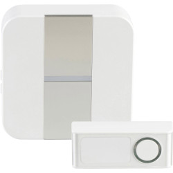 Baseline 70706 Wireless Door Chime Complete Set with Flash Alert