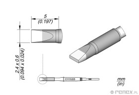 Grot C115223 do rączek JBC NT115, AN115 i NP115
