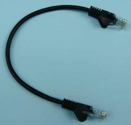 UTPL 5e 0,25mb CZARNY PATCHCORD