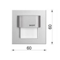 TANGO MINI szlif biały zimny 0,4W fi50 IP66 SKOFF