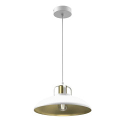 Lampa wisząca FELIX WHITE/GOLD 1xE27 MLP7704 Milagro