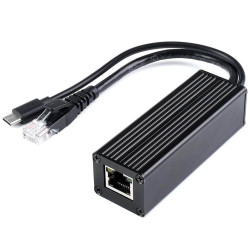 Industrial USB-C Gigabit PoE Splitter (5V 2.5A)