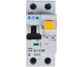 Wyłącznik różnicowo-nadprądowy 2P 32A C 0,03A typ AC CKN6 32/1N/C/003 241473