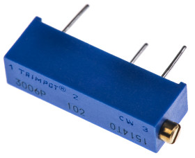 Potencjometr dostrojczy 1kΩ THT 0.75W 15 -zwoje Regulacja boczna