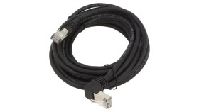 F/Utp5-90-050Bk Patch Cord F/Utp 5E Linka Cca Pvc Czarny 5M 26Awg