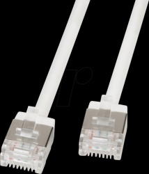 21154571 Patch cable Cat.6a U/FTP white 1 m