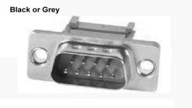 DB9 connector male flatcable