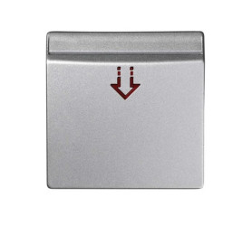 Simon 82 Pokrywa łącznika hotelowego aluminium mat 82078-63