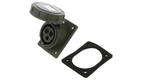 4132-6F78.Uzłącze Zasilające Ac 3-Fazowe Gniazdo 16A 230Vac Żeńskie