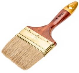 Pędzel płaski uniwersalny 4.0 cala włosie naturalne skuwka stalowa 19B640