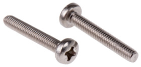 Śruby maszynowe M4 łeb z łbem walcowym soczewkowym Stal nierdzewna długość 25.0mm skok 0.70mm