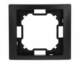 Simon Basic Ramka 1-krotna Neos IP20 czarny mat BMRC1/49