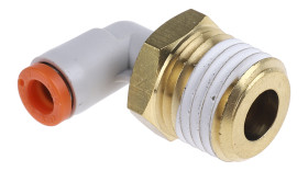 Złączka pneumatyczna NPT 1/4 męskie Wciskane 5/32 cala SMC Adapter gwintowany kolankowy NPT 1/4 męskie