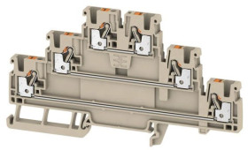 Złączka szynowa przelotowa PUSH IN A3T 2.5 2428510000