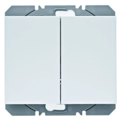 KNX RF przycisk radiowy 2-krotny płaski quicklink biały połysk Berker K.1 85656279