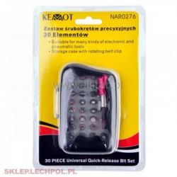Komplet wkrętaków 30szt. prec. + rączka