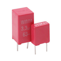 Wima MKS2D021001A00KSSD 10 % 100 V/DC, 63 V/AC Kondensator foliowy MKT 1 szt.