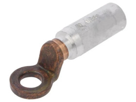 BM70002 Końcówka oczkowa o otworze M12, przekroju przewodu 35mm², zaciskana na przewód