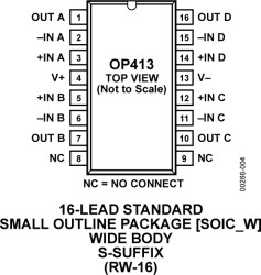 Low Noise, Low Drift Single-Supply Operational Amplifier (Quad)