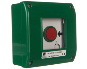 Ręczny przycisk awaryjny z młoteczkiem OA1-W01-B12-230-M