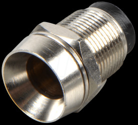 Installation socket, 8 mm, internal reflector, chrome