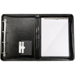 Parat 5071000021 PARADOC Notepad A4 Durable Leather Zip Pen Holders