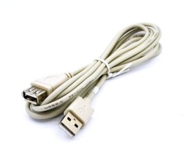 Przedłużacz komputerowy USB A / USB A 2.0 długość 1.8m