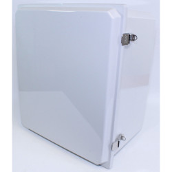 Hammond PCJ181610L IP66 Type 4X Polycarbonate Junction Box Hinged Lid Snap Latch