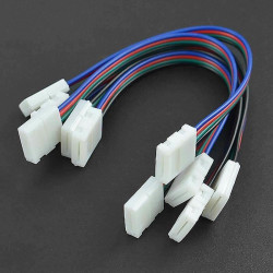 4-Pin LED Strip Connector Cables (5 Pieces)