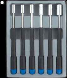 280-65 Screwdriver set, hexagonal (outer) 6 pieces