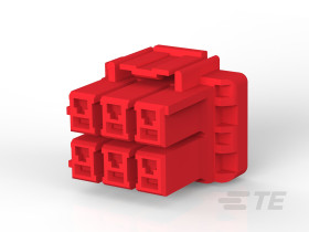 Złącze zasilania Wtyczka Swobodne zawieszanie (przelotowe) 6 300 V AC TE Connectivity