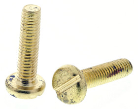 Śruby maszynowe M3 łeb z łbem walcowym soczewkowym Mosiądz długość 12.0mm skok 0.50mm