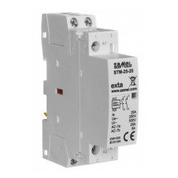 Stycznik instalacyjny STM-25-20 Modułowy, 2xNO, 25A, 230V AC, ZAMEL