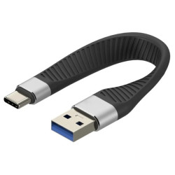 Kabel USB 3.0 USB-A na USB-C 3.2 Gen2 15W M/M 12cm FPC ICOC USBC-FL-U322