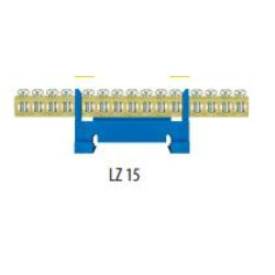 Listwa zaciskowa nieizol. 15x nieb. LZ15/N PAWBOL