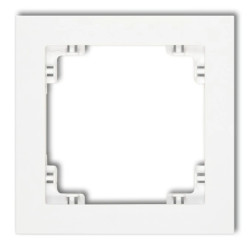 DECO Ramka pojedyncza biały DR-1