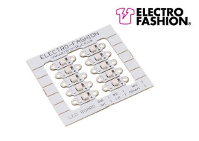Kitronik Electro-Fashion Sewable LEDs, Green, pack of 10