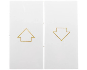 Simon 54 Klawisz do przycisku żaluzjowego SZP1M biały DKZP1/11