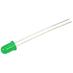 Kingbright Dioda LED THT zielony okrągły 5 mm 15 mcd 30 ° 25 mA 2.2 V