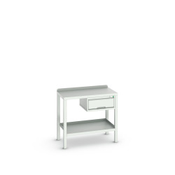 Stół warsztatowy szer. 600mm maks. obciążenie: 75kg Stoł spawany Stal dł. 1000mm wys. 910mm