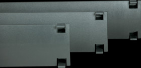 213-156-40 19" 1U blanking plates, 136 pieces, RAL 7016