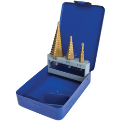 BlueSpot Tools 20504 Step Drill Set 4-32mm 3 Piece