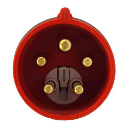 Wtyczka przenośna CEE zwrotnica faz 5P 32A IP44 400V 3107-350-1600