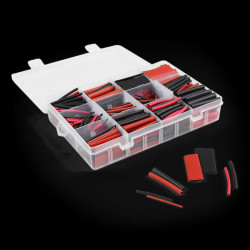 Shrink tubing set McPower - red &amp; black - 560 pieces