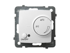 KARO Regulator temperatury-termostat z czujnikiem napowietrznym 250V IP-20 zaciski gwintowe biały RTP-1SN/m/00 OSPEL